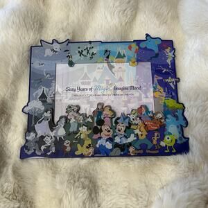 Disney Sixty Years of Magic Diamond Anniversary Acrylic Picture Frame 5x7 or 4x6